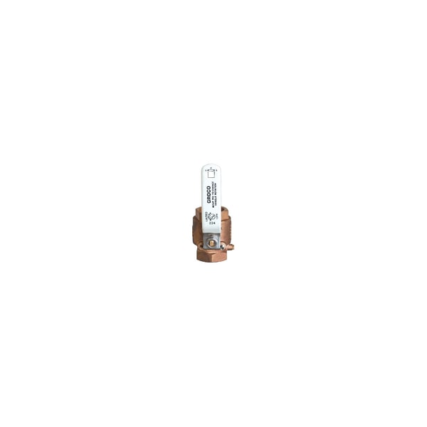 1-1/4" Bronze Full Flow In-Line Ball Valve